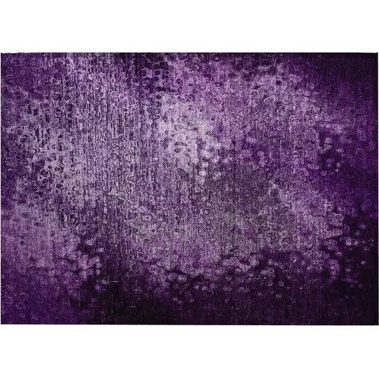 Purple Washable Non Skid Indoor Outdoor Area Rug Photo 2