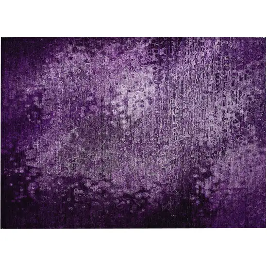 Purple Washable Non Skid Indoor Outdoor Area Rug Photo 5