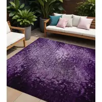 Photo of Purple Washable Non Skid Indoor Outdoor Area Rug