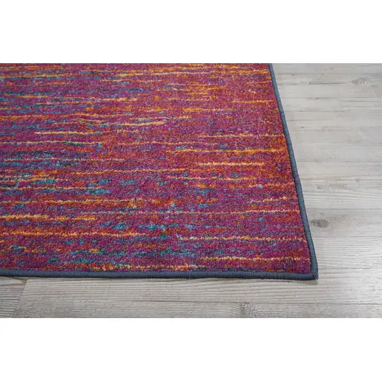 Rainbow Abstract Striations Area Rug Photo 5