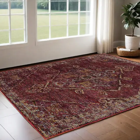 Oriental Power Loom Area Rug Photo 1