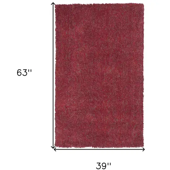 Red Heather Plain Area Rug Photo 6