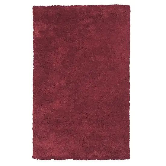 Red Indoor Shag Rug Photo 1