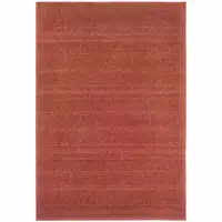 Photo of Red Stain Resistant Indoor Outdoor Area Rug