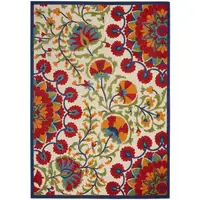 Photo of Red and Multicolor Indoor Outdoor Area Rug