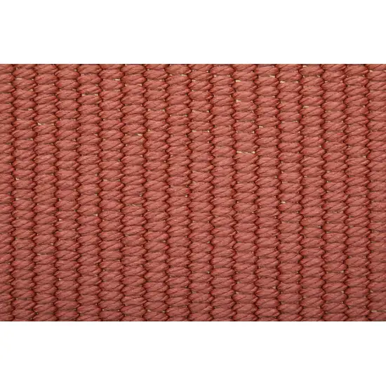 Red and Tan Hand Woven Area Rug Photo 9