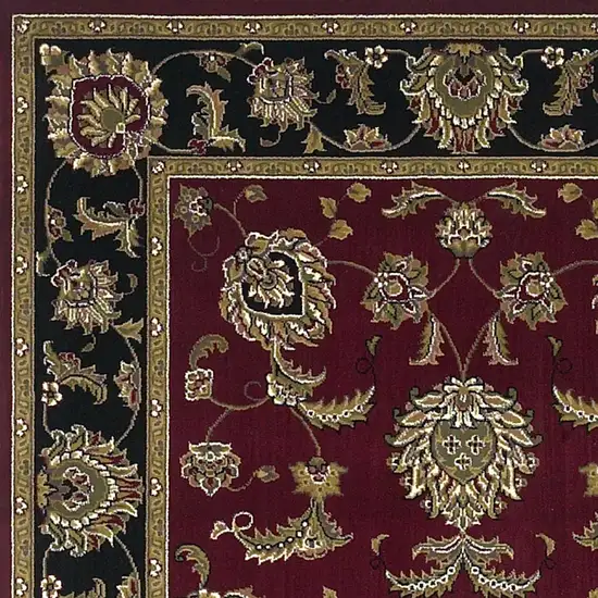 Red or Black Medieval Inspired Area Rug Photo 3