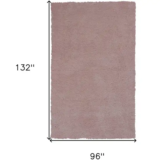 Rose Pink Indoor Shag Rug Photo 7