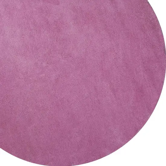 Polyester Hot Pink Area Rug Photo 3