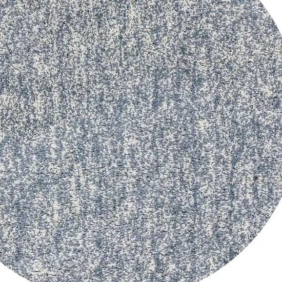 Round Slate Heather Plain Indoor Area Rug Photo 5