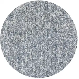 Photo of Round Slate Heather Plain Indoor Area Rug