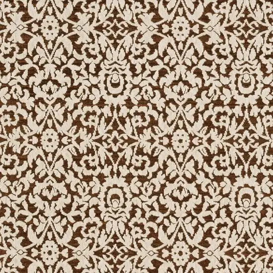 Rust And Beige Oriental Area Rug Photo 5