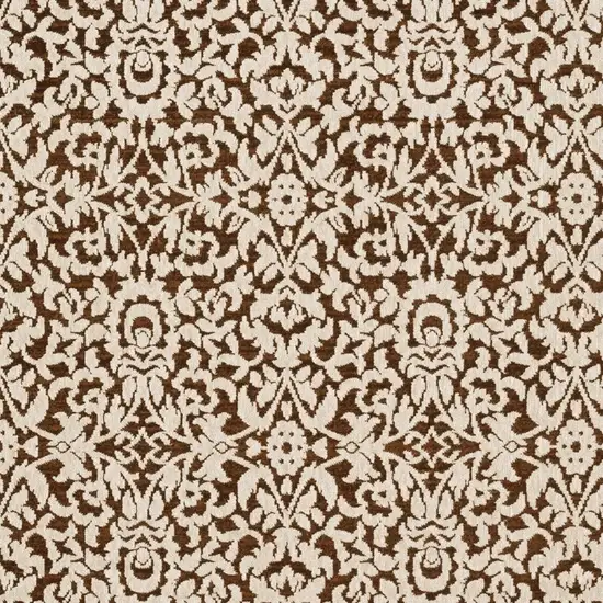 Rust And Beige Oriental Area Rug Photo 5