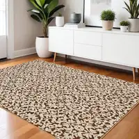 Photo of Rust And Beige Oriental Area Rug