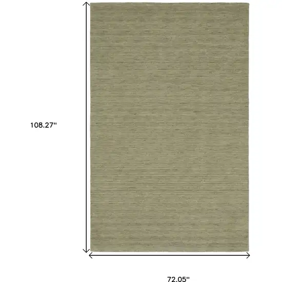 Sage And Green Wool Hand Tufted Area Rug Photo 3