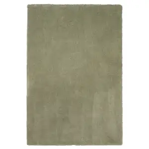 Photo of Sage Green Indoor Shag Rug