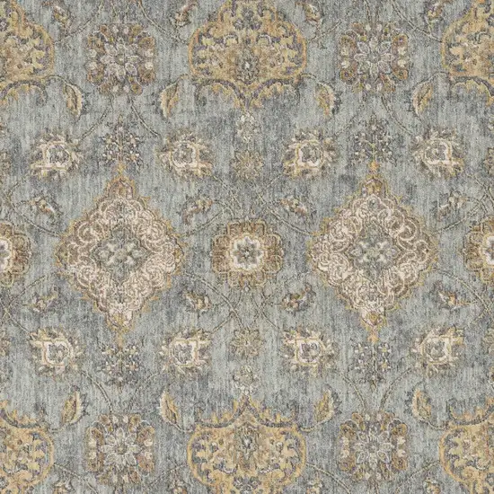 Sage Green Machine Woven Traditional Indoor Area Rug Photo 2