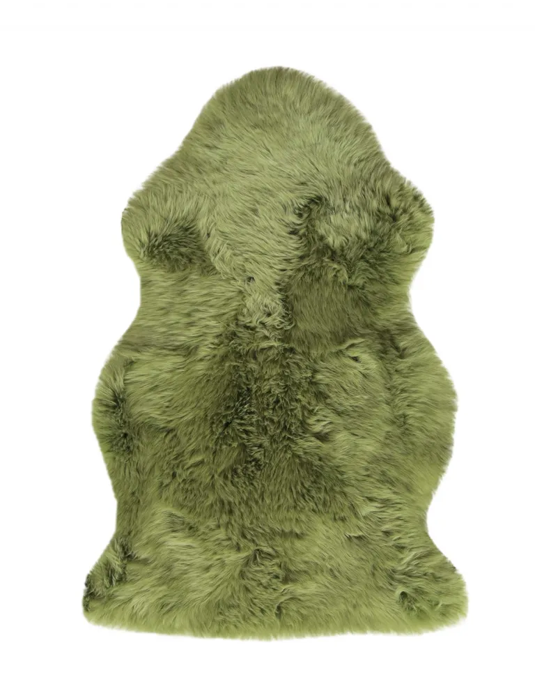 Sage Green New Zealand Natural  Sheepskin Rug Photo 1