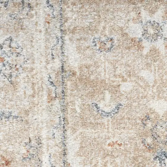 Sage Oriental Power Loom Distressed Washable Area Rug Photo 3