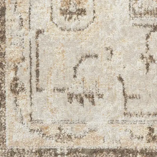 Sage Oriental Power Loom Distressed Washable Area Rug Photo 9