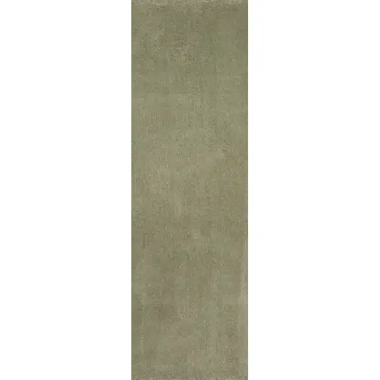 Sage Plain Runner Rug Photo 1