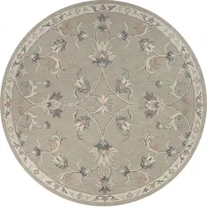 Photo of Sage and Cream Filigree Area Rug