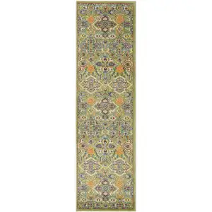 Photo of Sage and Ivory Floral Power Loom Area Rug