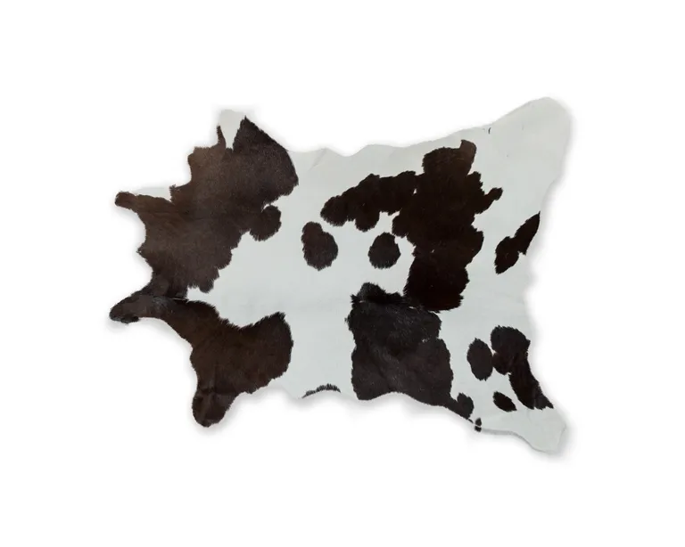 Salt And Pepper, Black And White Calfskin - Area Rug Photo 1