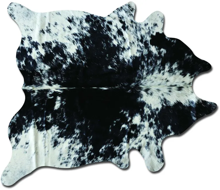 Salt & Pepper Black White Cowhide - Rug Photo 1