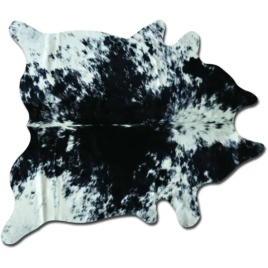 Salt & Pepper Black White Cowhide - Rug Photo 1