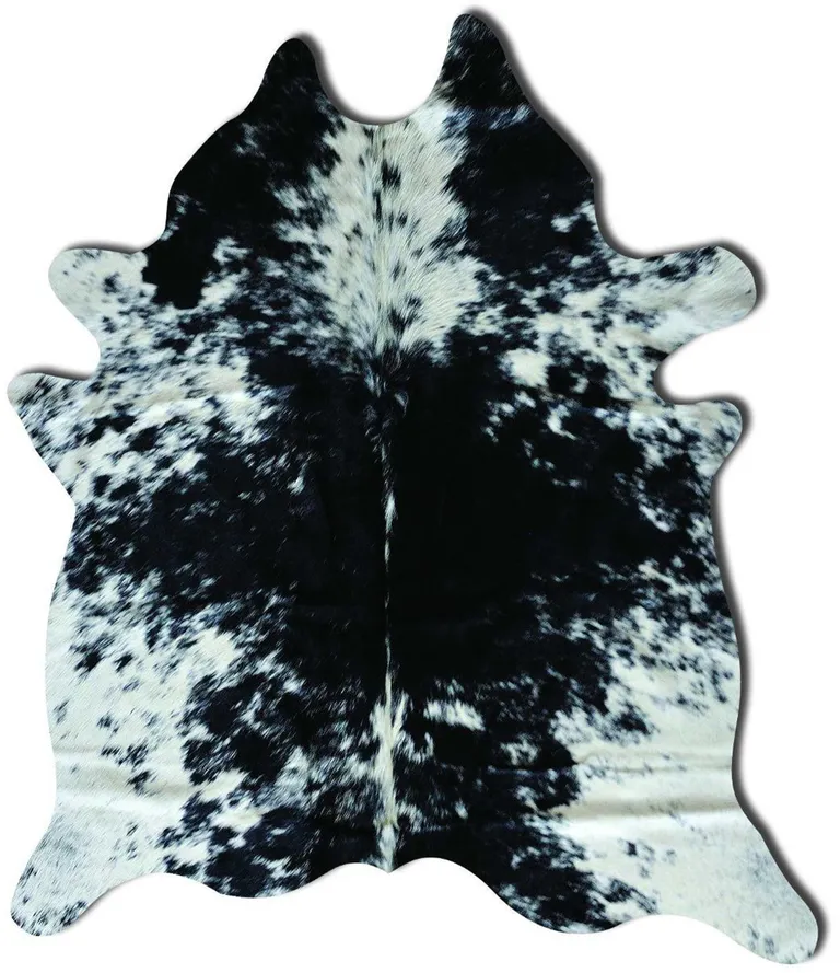 Salt & Pepper Black White Cowhide - Rug Photo 2