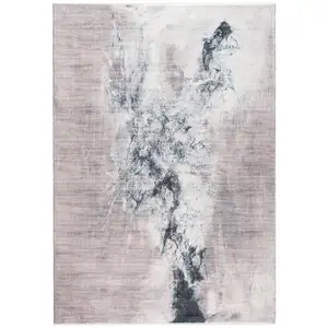 Photo of Sand Abstract Splash Modern Area Rug