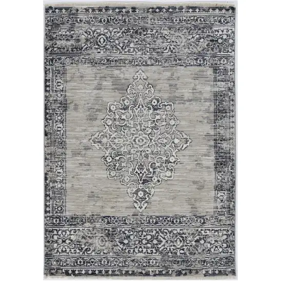 Sand And Charcoal Diamond Area Rug Photo 2