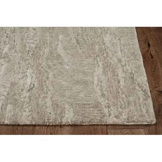 Sand Hand Tufted Abstract Indoor Area Rug Photo 4