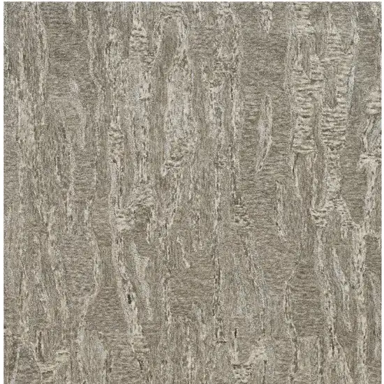 3'X5' Sand Hand Tufted Abstract Indoor Area Rug Photo 4