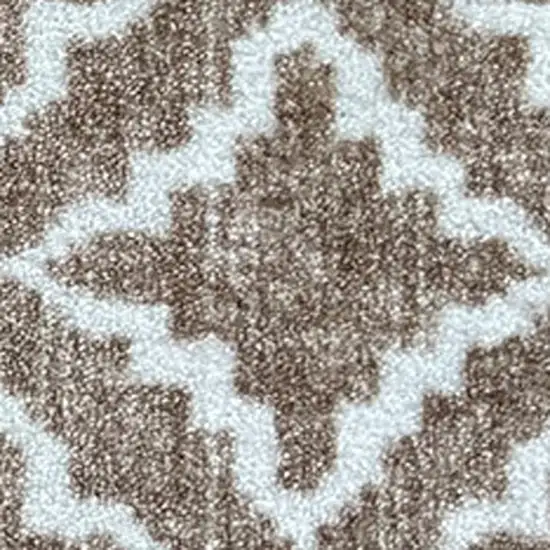 Sand Moroccan Machine Tufted Area Rug With UV Protection Photo 5