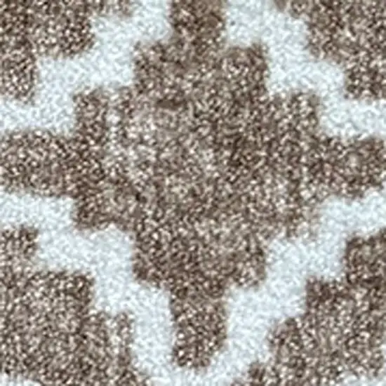 Sand Moroccan Machine Tufted Area Rug With UV Protection Photo 4