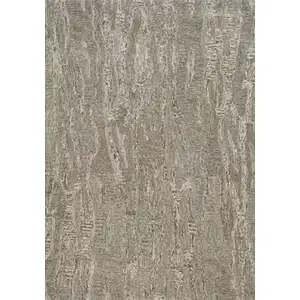 Photo of Sand Plain Wool Indoor Area Rug with Viscose Highlights