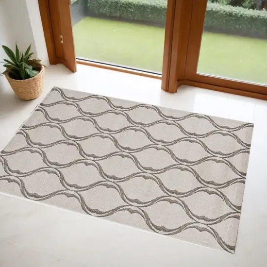 Sand Polypropylene Rug Photo 1