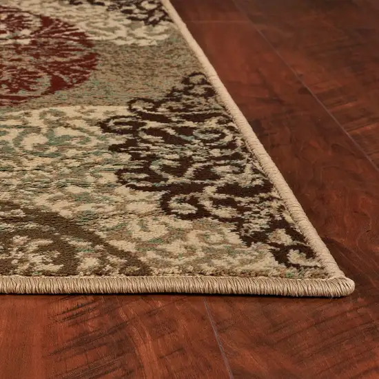 Sand Polypropylene Runner Rug Photo 3