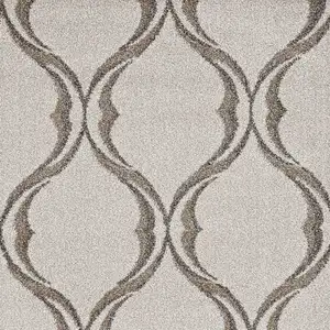 Photo of Sand Wavy Lines Area Rug