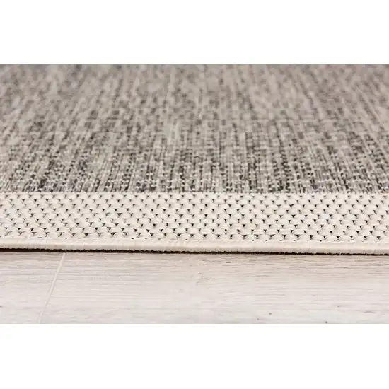 Sand and Gray Distressed Border Area Rug Photo 6