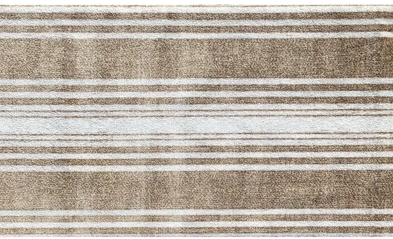 Sandy Shores Regatta Stripe Washable Floor Mat Photo 1