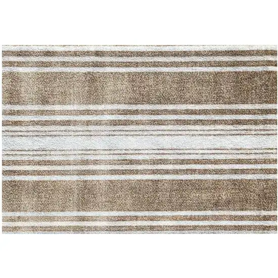 Sandy Shores Regatta Stripe Washable Floor Mat Photo 2