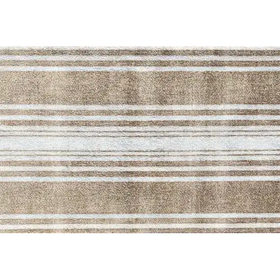 Sandy Shores Regatta Stripe Washable Runner Rug Photo 2