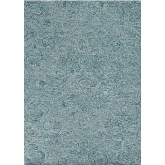 Seafoam Wool Hand Tufted Area Rug Photo 2