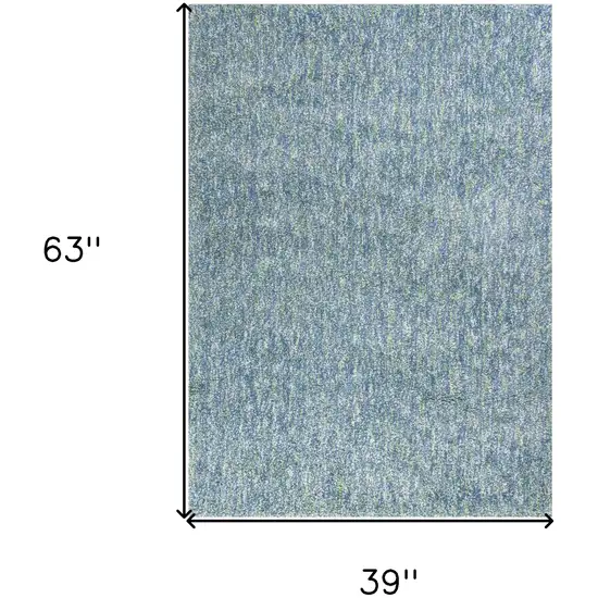 Seafoam Heather Plain Area Rug Photo 3