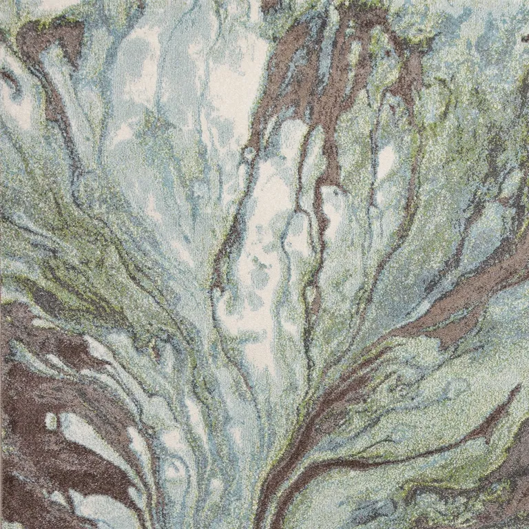 Seafoam Watercolor Indoor Area Rug Photo 3