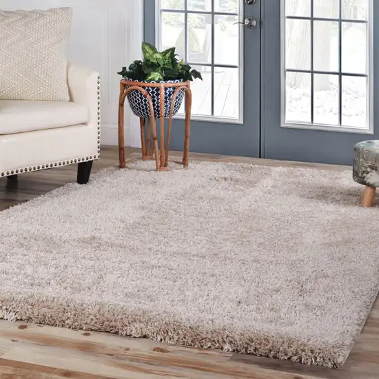 Shag Stain Resistant Area Rug Photo 2