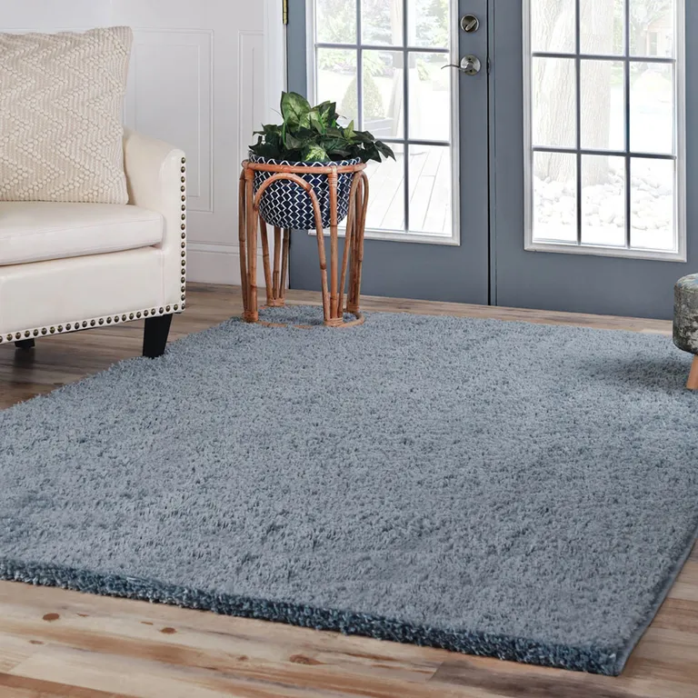 Shag Stain Resistant Area Rug Photo 2